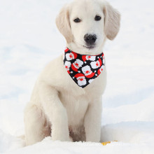 Pañuelo para perro ajustable con triángulo de toalla de saliva de algodón